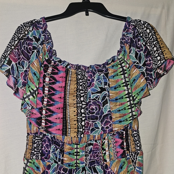 Rabbit Rabbit Rabbit Colorful Midi Dress - Picture 4 of 8